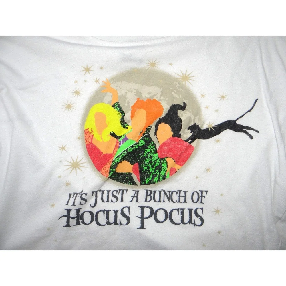 Kids Old Navy Disney Hocus Pocus‎ Graphic Cropped T Shirt Size L 10 12